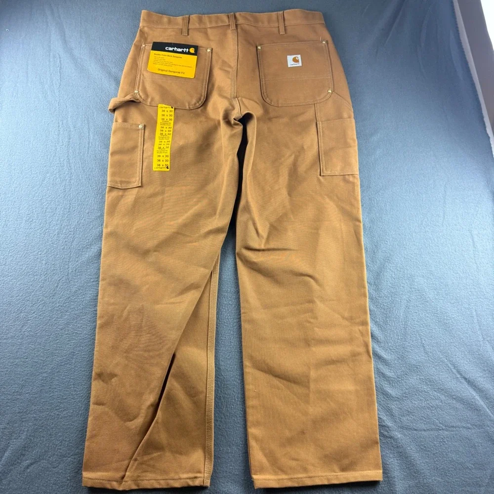 Vintage USA Carhartt Double Knee Pants Men's 36x32* Brown Deadstock Dungaree Fit